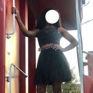 sequin hearts homecoming dress!